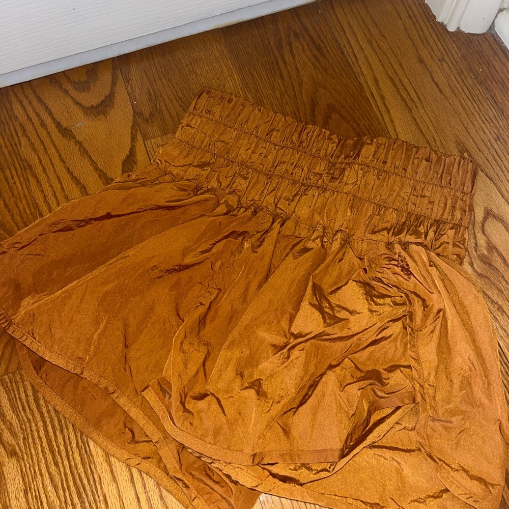 Free People The Way Home Shorts Size S Gold